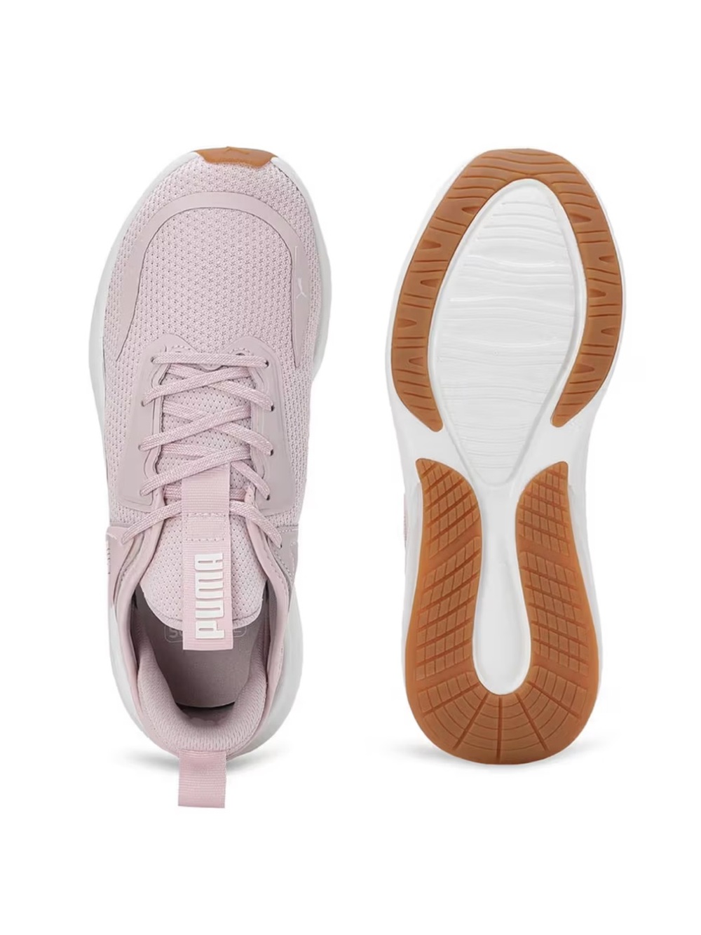 Puma Women’s Light Pink and White Athletic Sneakers - Picture 2 of 8